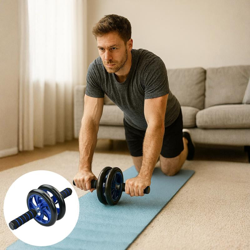 Home Gym Fitness Set, 5-In-1 Abl Roller Kit with Knee Pads, Push-Up Bars, Handle Grips, Skipping Ropes, Home Gym Exercise Kits Suitable for Full-Body Workout, Core & Strength Training, Gym Accessaries, Black Friday, Cyber Monday, Christmas Gift Ideas