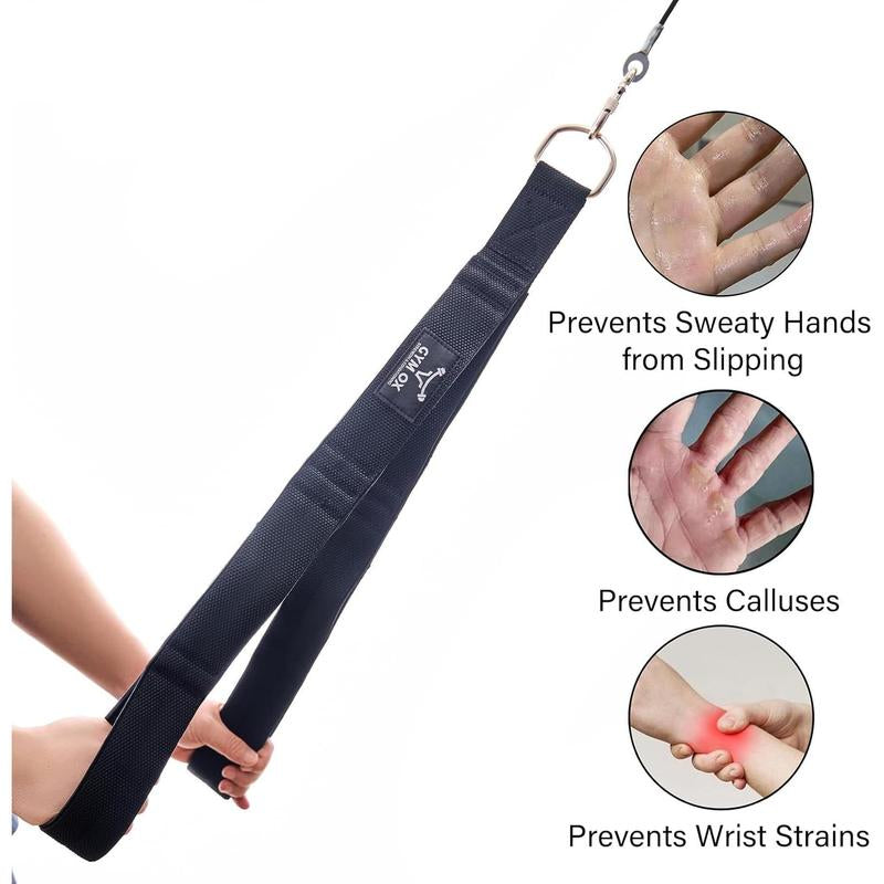 Long Tricep Rope Cable Attachment Tricep Pull down Attachment Gym Rope Attachment Tricep Strap Rope Handle