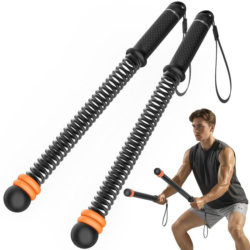 Cordless Battle Ropes for Home Gym - Portable HIIT Training Equipment for Men and Women - Ideal for Weighted Workouts and Fitness Gifts