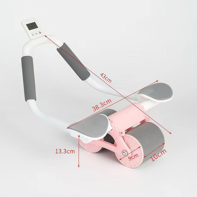 Abdominal Wheel Men'S and Women'Shome Elbow Brace Roller Exercise and Fitnessequipment Four-Wheel Healthy Belly Auto Reboundbelly Tuck and Roll