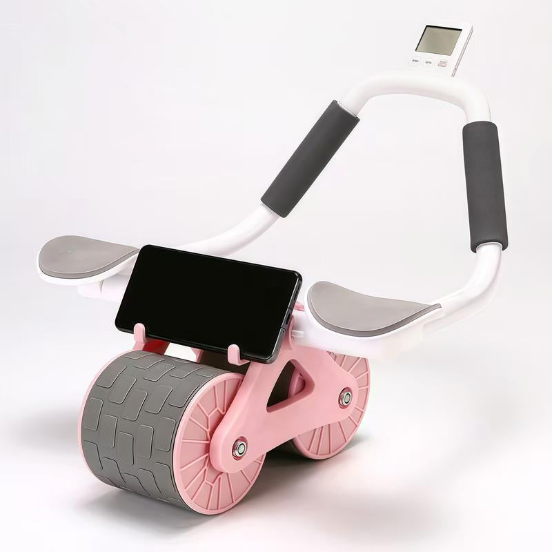 Abdominal Wheel Men'S and Women'Shome Elbow Brace Roller Exercise and Fitnessequipment Four-Wheel Healthy Belly Auto Reboundbelly Tuck and Roll