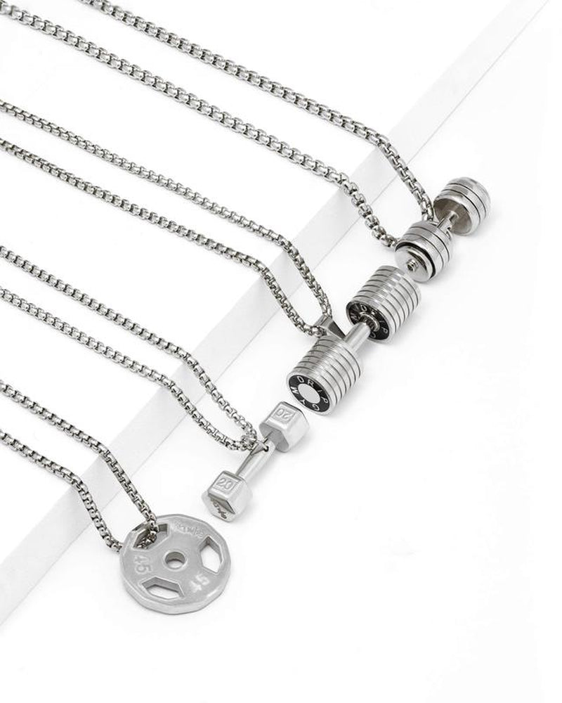 20Lb Dumbbell Necklace