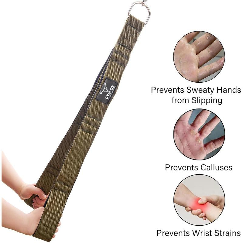 Long Tricep Rope Cable Attachment Tricep Pull down Attachment Gym Rope Attachment Tricep Strap Rope Handle