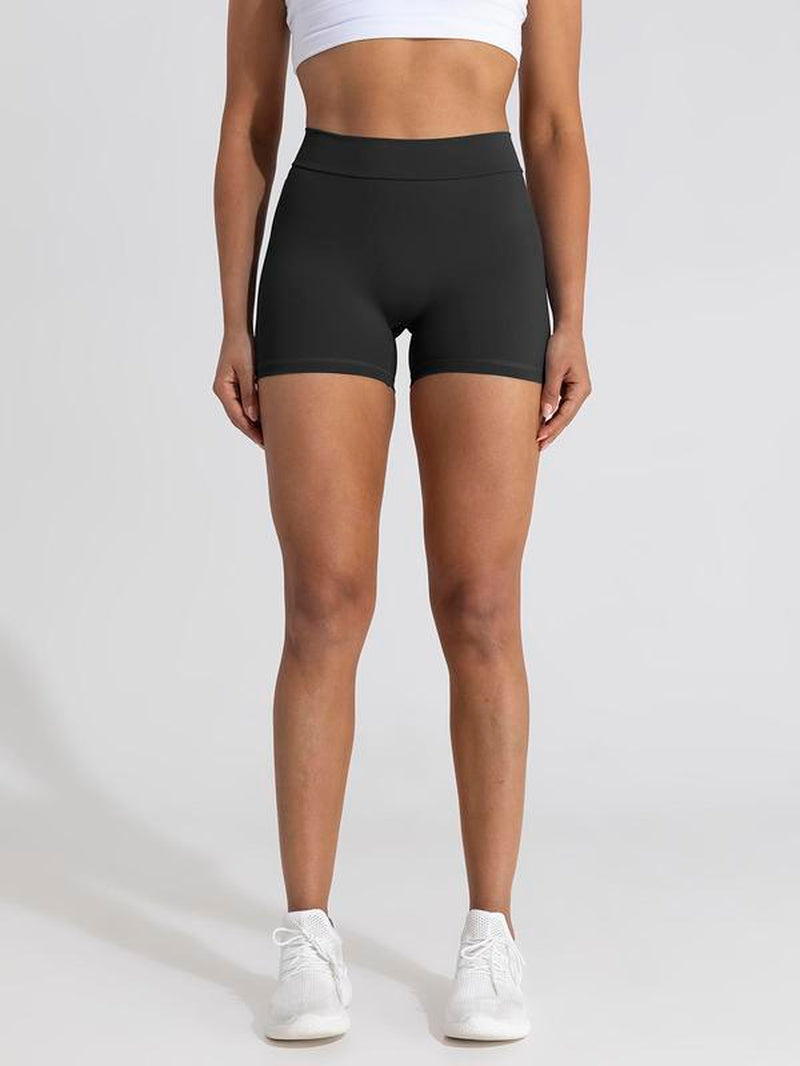 Women'S High Waist Ruched Sports Gym Shorts, Gym Clothing, High Stretch Seamless Yoga Leggings, Compression Shorts, Gym Clothes, Gym Outfits, Summer Bottoms, Gym Shorts for Women