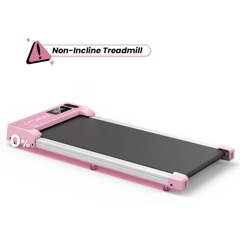 Jagjog Walking Pad Treadmill with 15-Degree Incline Remote Control LED Display Portable under Desk Treadmill for Small Spaces Home Office Exercise Equipment Fitness Workout Calories
