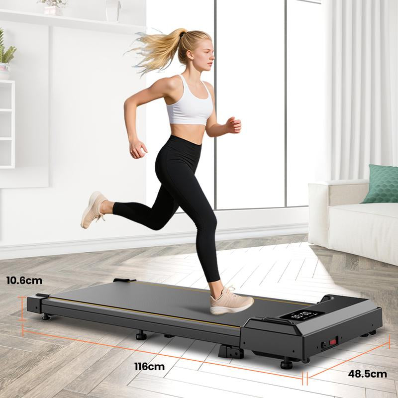 Jagjog Walking Pad Treadmill with 15-Degree Incline Remote Control LED Display Portable under Desk Treadmill for Small Spaces Home Office Exercise Equipment Fitness Workout Calories
