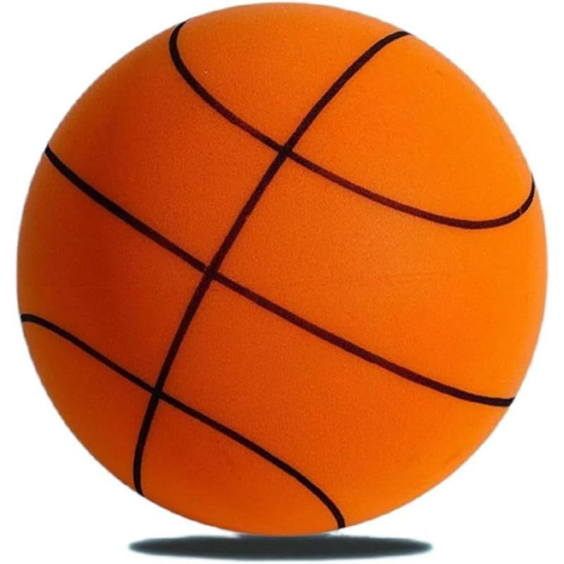 Silent Basketball Indoor Dribbling Quiet Foam Basketball Mute Basketball Indoor Training Gift for Youth Athletes No.7 (24Cm Orange) Foam Basketball